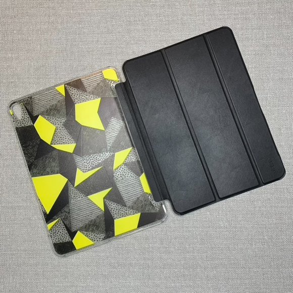 APPLE iPad Pro 11" inch Smart Folio ULAK Geometric Neon Art "Black Doodles" NEW - Picture 3 of 8
